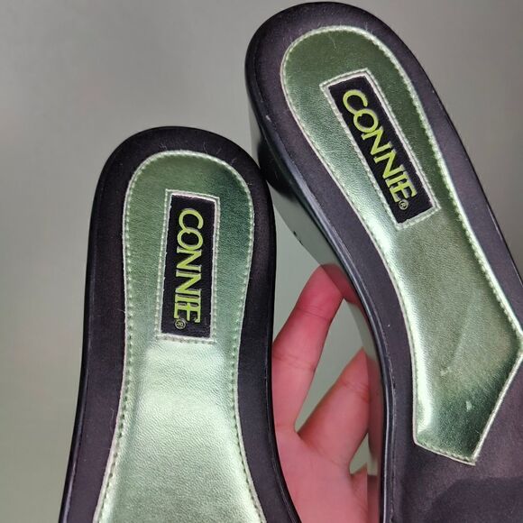 Connie Bling Green Y2K Platform Sandals - Picture 5 of 12